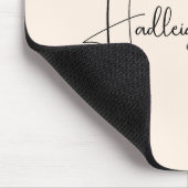 Naam Calligrafie Monogram Hart Muismat (Hoek)