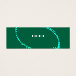 NAAM CARD SJABLOON MINI VISITEKAARTJES