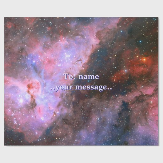 Naam, Carina Nebula, intrigerend afbeelding voor d Cadeaupapier (Vlak)