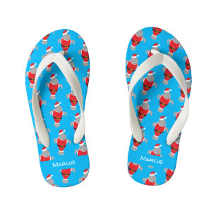 Naam cartoon Manatee Santa Kinder Teenslippers