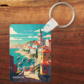 Naam Cascais Portugal Sleutelhanger (Achterkant)