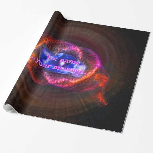 Naam, Cats Eye Nebula, Eye of God Cadeaupapier (Uitgerold)