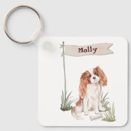  naam Cavalier King Charles Spaniel Sleutelhanger