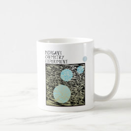 Naam Chemistry Experiment Blue Bubbles Black Funny Koffiemok