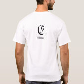 Naam Chess Lover T-Shirt (Achterkant)