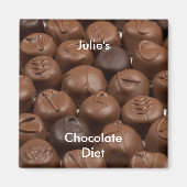 Naam Chocolate Diet personaliseren Magneet (Voorkant)