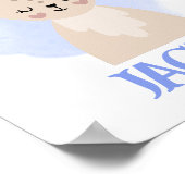 Naam Christelijk Leuk Konijnenkonijn Bijbelcitaat Poster (Hoek)