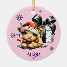 Naam Christmas Ornament Highland Koe