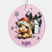 Naam Christmas Ornament Highland Koe (Links)