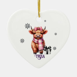 Naam Christmas Ornament Highland Koe