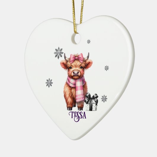 Naam Christmas Ornament Highland Koe (Links)