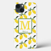Naam Citrus Monogram Case-Mate iPhone Case (Achterkant)