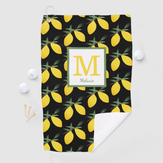 Naam Citrus Monogram Golfhanddoek (Insitu)
