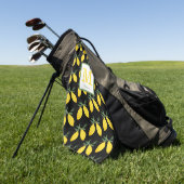 Naam Citrus Monogram Golfhanddoek (Groen)