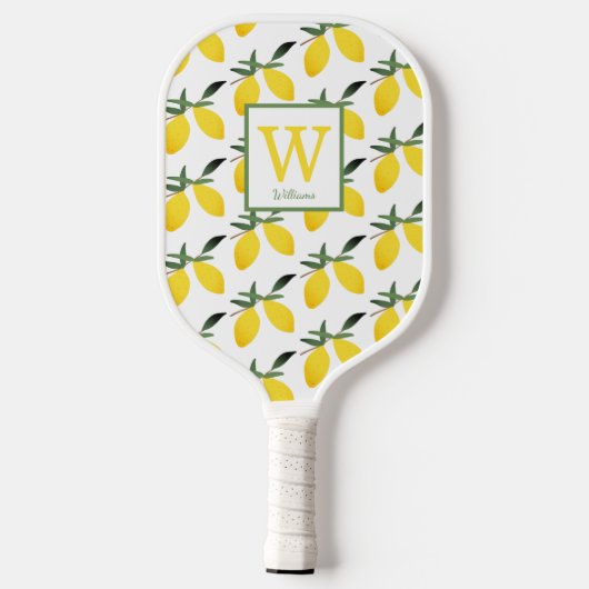 Naam Citrus Monogram Pickleball Paddle (Achterkant)