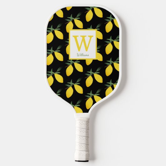 Naam Citrus Monogram Pickleball Paddle (Achterkant)