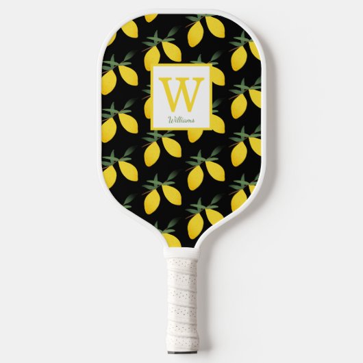 Naam Citrus Monogram Pickleball Paddle (Voorkant)