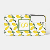 Naam Citrus Monogram Samsung Galaxy Hoesje (Achterkant horizontaal)