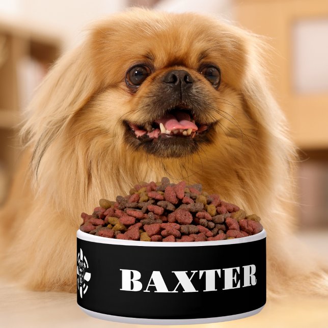 Naam & Co-piloot typografie, Schedelpiloot & Vlieg Voerbakje (Creator heeft geüpload)