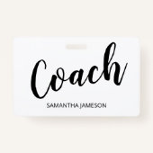 Naam coach badge (Voorkant)