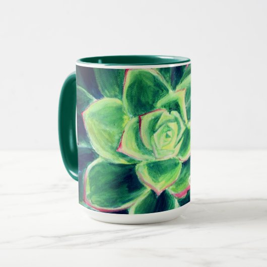 Naam Combo Mok Plant Schilderen (Voorkant links)