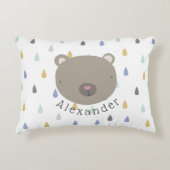  naam Cute Beer Accent Kussen (Voorkant)