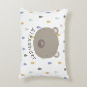  naam Cute Beer Accent Kussen (Voorkant(Verticaal))