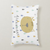  naam Cute Cat Accent Kussen (Voorkant(Verticaal))