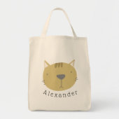 naam Cute Cat Tote Bag (Voorkant)