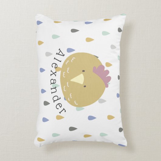 naam Cute Chick Accent Kussen (Voorkant(Verticaal))