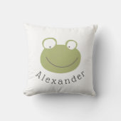 naam Cute Frog Kussen (Voorkant)