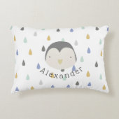  naam Cute Penguin Accent Kussen (Voorkant)