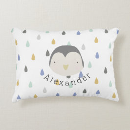 naam Cute Penguin Accent Kussen