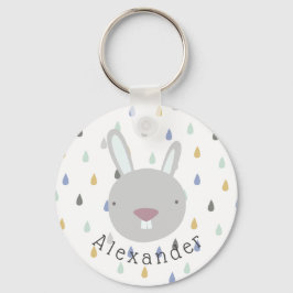  naam Cute Rabbit Sleutelhanger