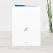 Naam Dag Floral-Halve Kaart (Achterkant)