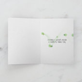 Naam Dag kat op fiets Kaart (Binnen)