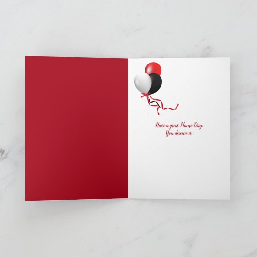 Naam Dag rag pop met daisy bouquet Kaart (Binnen)