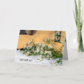 Naam Daggitaar met wilde bloemen Kaart (Voorkant)