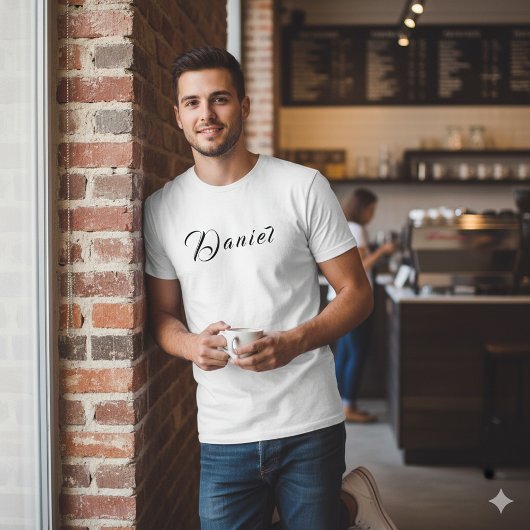  naam Daniel Mannen T-shirt