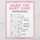 Naam dat Baby Song [Luxury Lace [Roze]] Briefhoofd (Voorkant)