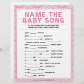 Naam dat Baby Song [Luxury Lace [Roze]] Briefhoofd (Voorkant / Achterkant)