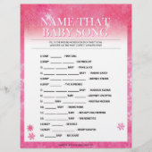 Naam dat Baby Song [Snowy Pink] Briefhoofd (Voorkant)