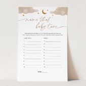 Naam dat Baby Tune Twinkle Star Baby shower Game