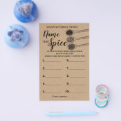 Naam dat de Kaart van het Spice Rustic Vrijgezelle (Enkel)