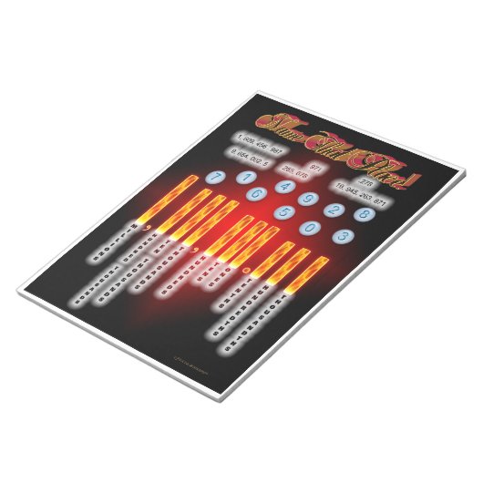 Naam dat het Notitieblok van de Waarde van de Plaa (Schuin)