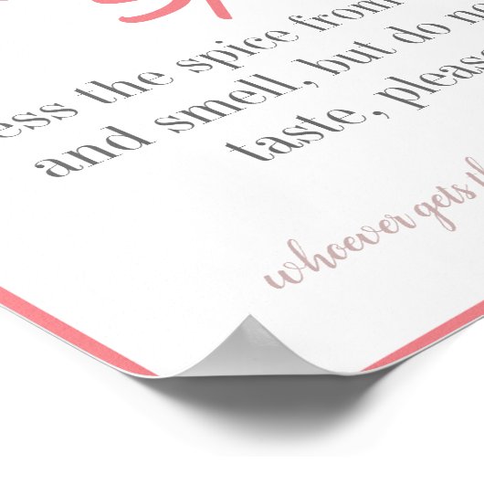 Naam dat het Poster van het Spijsspel van het Vrij (Hoek)