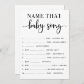 Naam dat het Programma van het Spel van het Baby s Programmakaart (Voorkant / Achterkant)