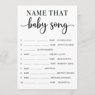 Naam dat het Programma van het Spel van het Baby s Programmakaart