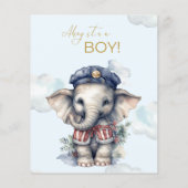 Naam dat nummer Baby shower Game (Achterkant)