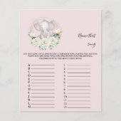 Naam dat nummer Baby shower Game (Voorkant)
